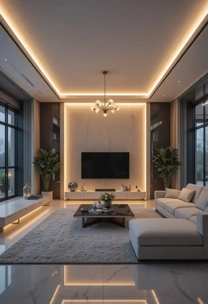 BACKDROP TV MINIMALIS BANDUNG