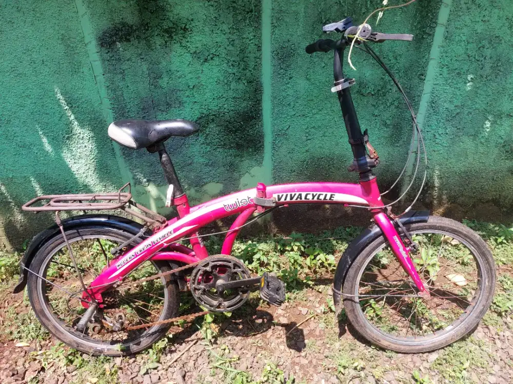 Sepeda Lipat Viva Cycle Twist 20 Inci Bekas - Siap Pakai