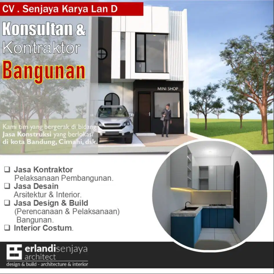 Jasa Arsitek & Interior/ Kontraktor/ Renovasi/ Tukang/ Kitchen Set