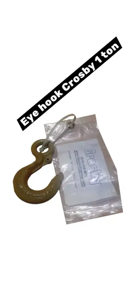 Eye hook merek Crosby 1 bh ton