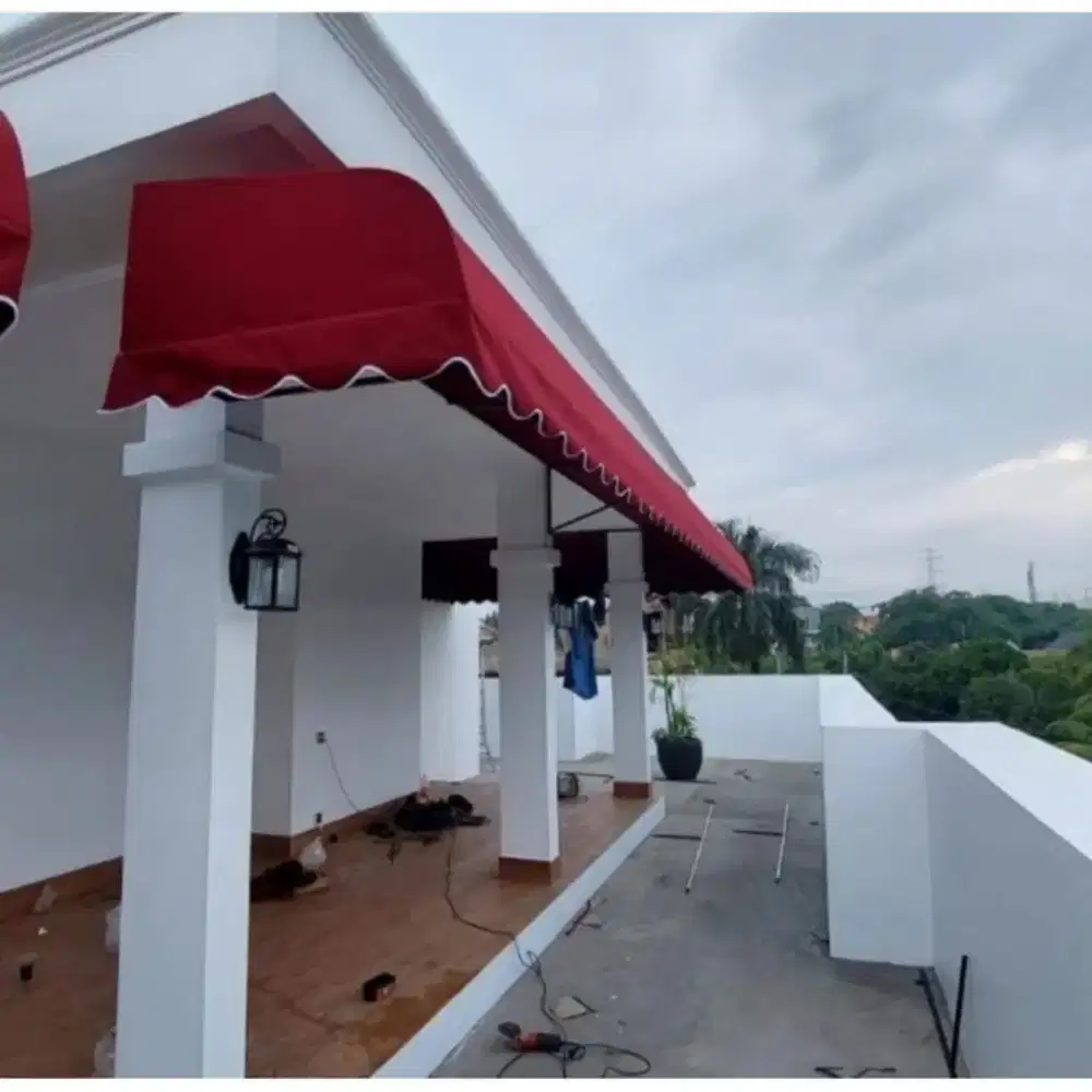 kanopi kain awning waterproof - free survey