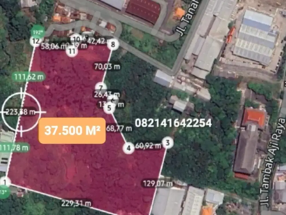 [AD] Tanah Kosong 3.75 Ha area Industri SEMARANG, Hrg dbawah NJOP, Cantiq