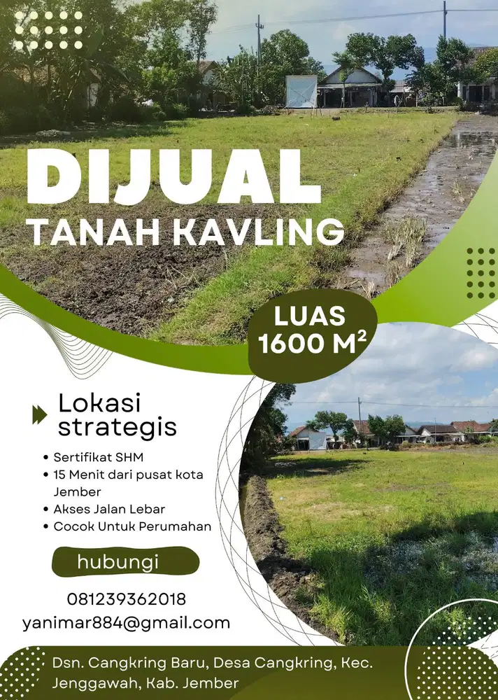 Tanah Kavling Siap Bangun