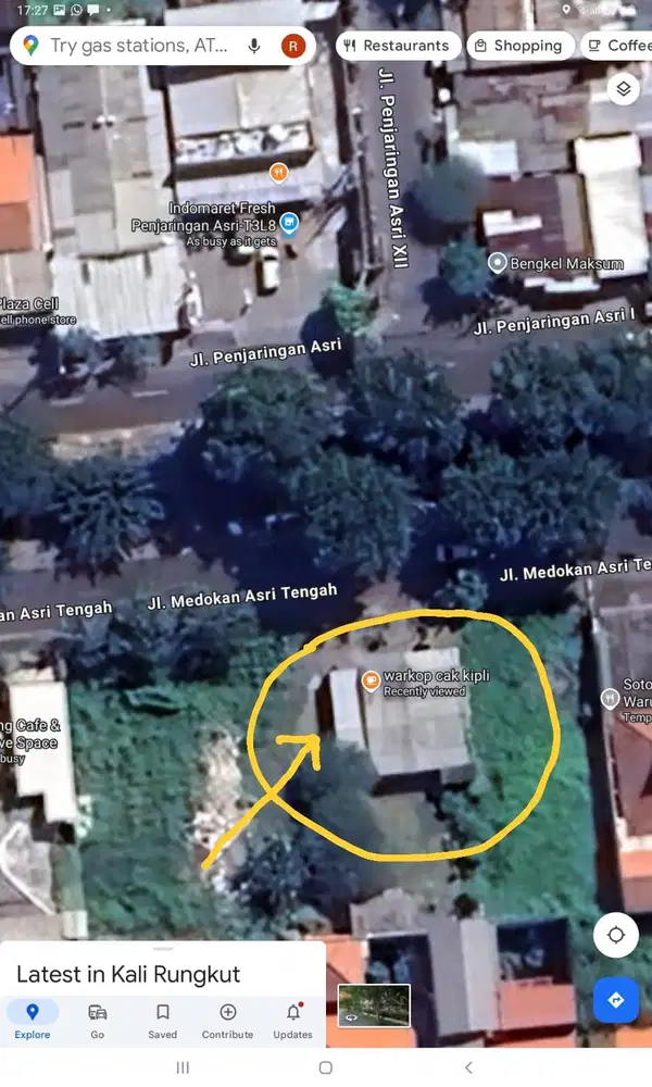 TANAH DIJUAL RAYA MEDOKAN ASRI (RUNGKUT) SURABAYA DEKAT MERR