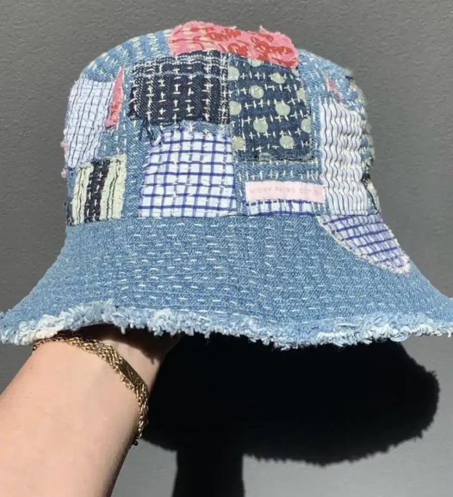 Rajutan topi denim