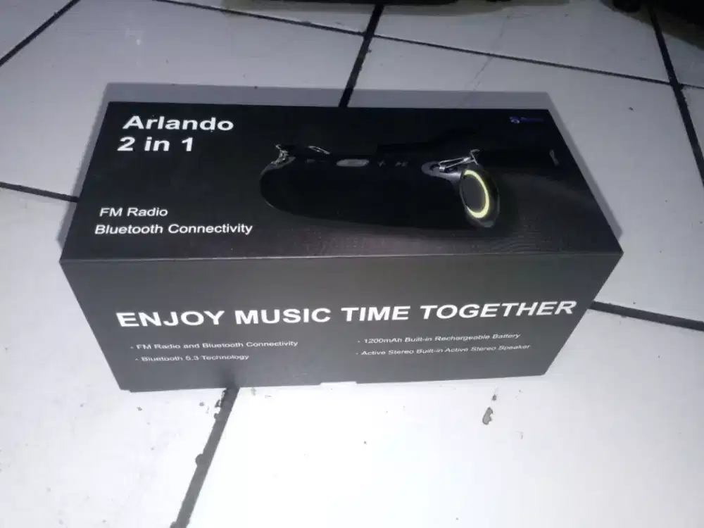 Speaker Bluetooth Arlando 2 in 1