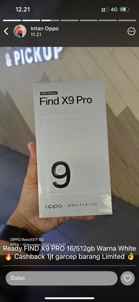 FindX dapatkan promo tebus  murah Marshall atau Tv