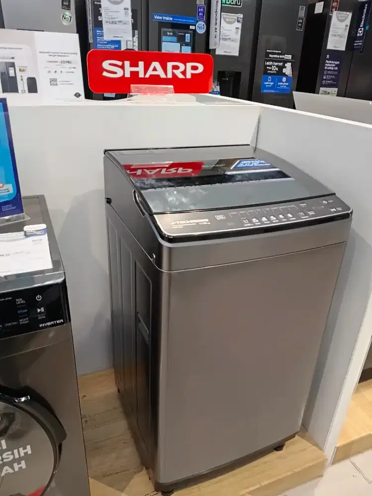 Kredit Mesin Cuci Sharp 11 KG Promo Bungs 0%