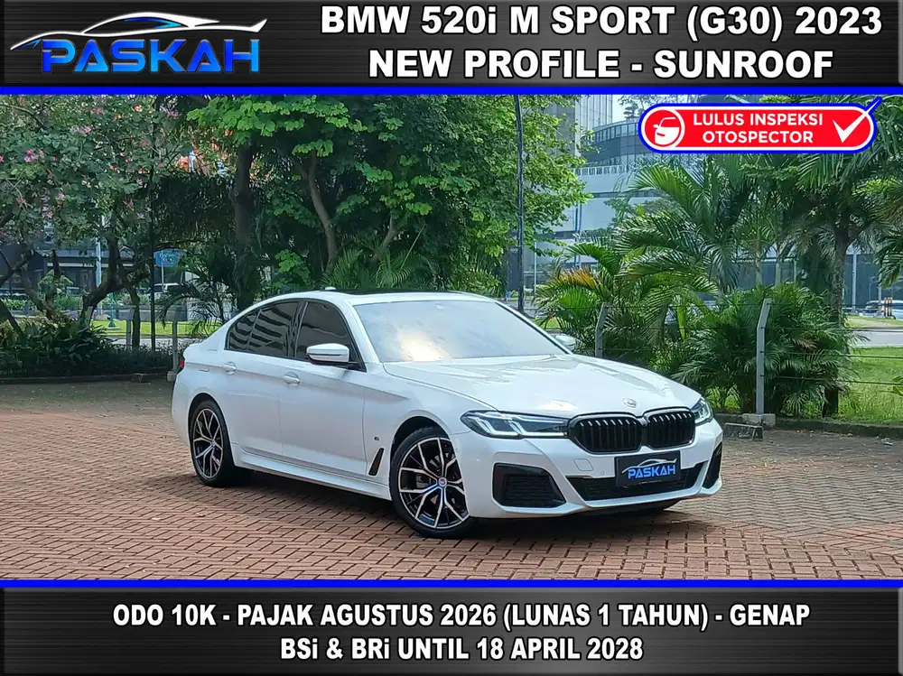 Bunga=4.5% Odo=10k PAJAK=08-2026 BMW 520 M SPORT 2023 520 MSport 2023