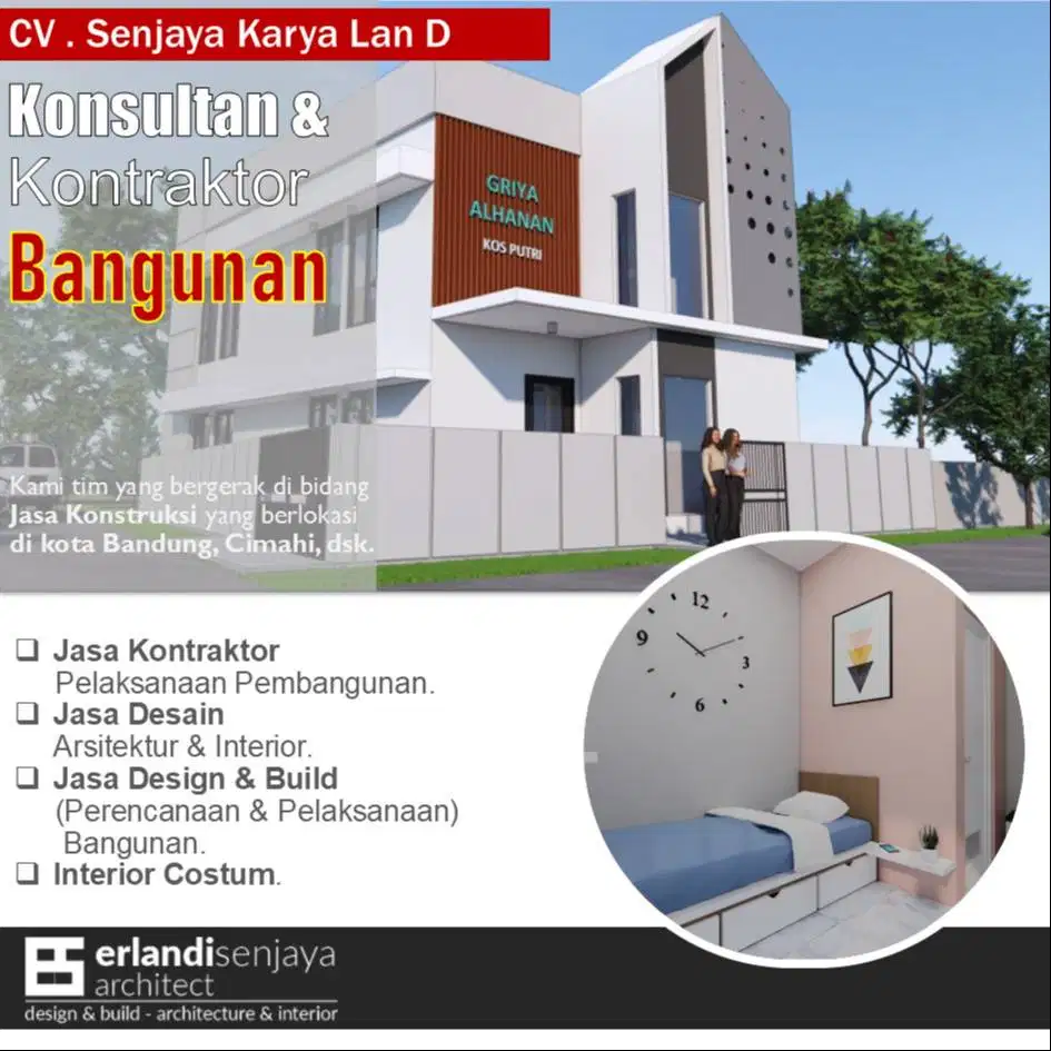 Jasa Arsitek & Interior/ Kontraktor/ Renovasi/ Tukang/ Kitchen Set