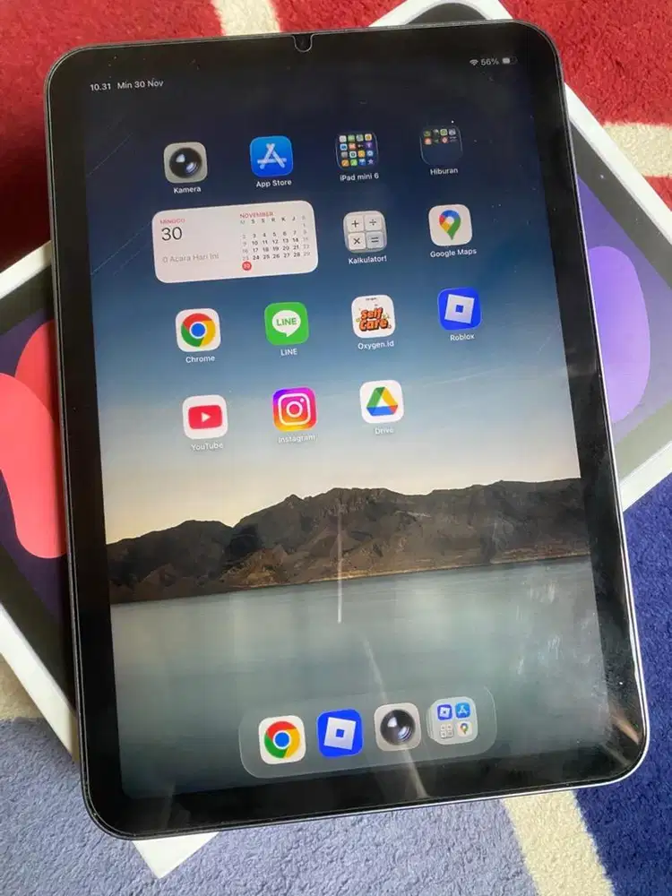 Jual ipad mini 6 (256gb) purple