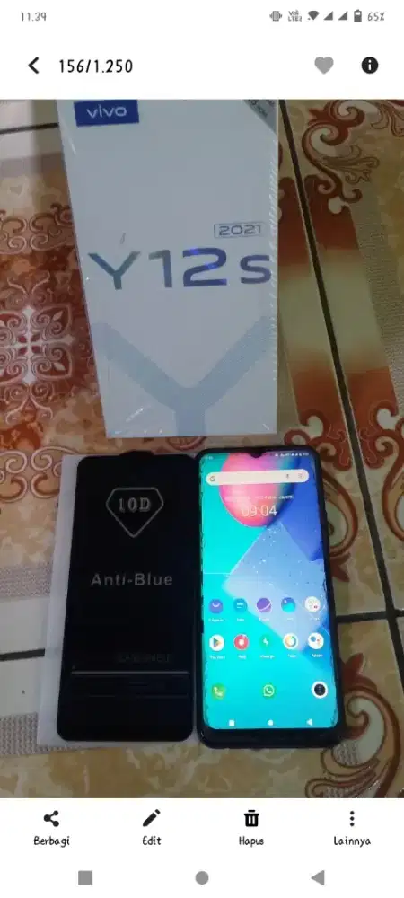 Jual cepat hp Vivo y12s..kondisi lmyan bagus