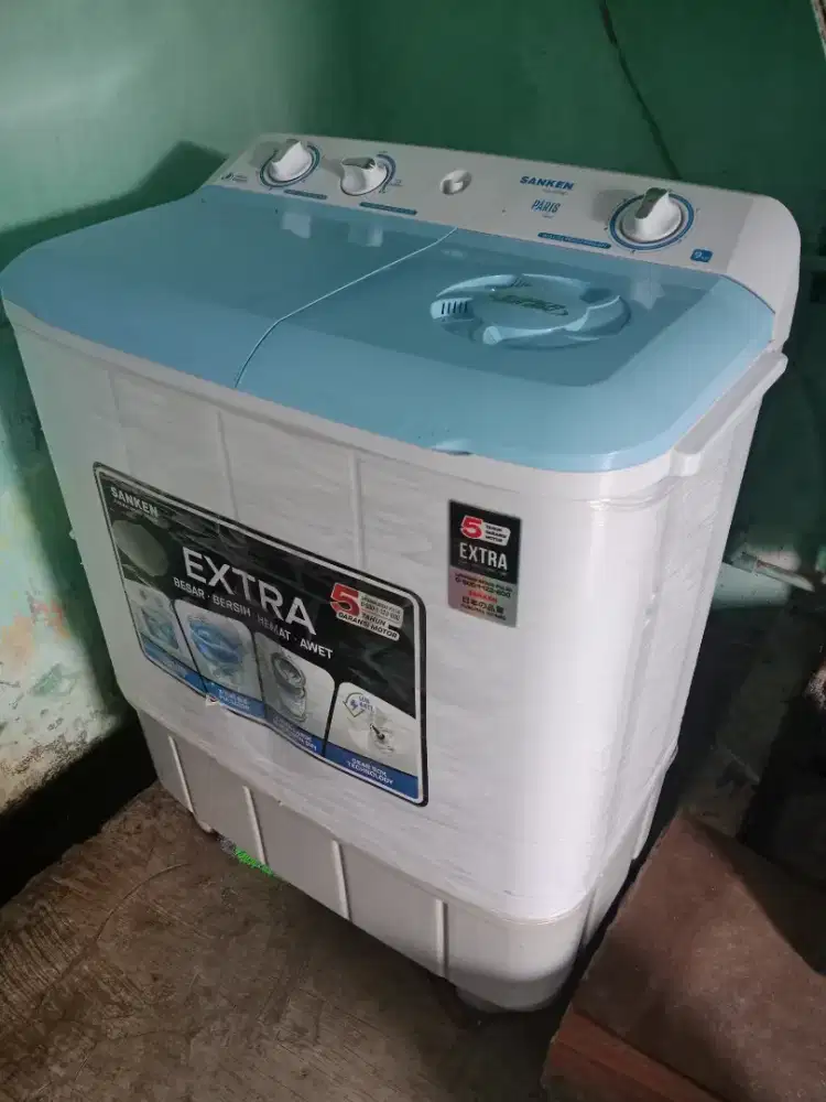 Mesin Cuci SANKEN 2 Tabung 9KG
