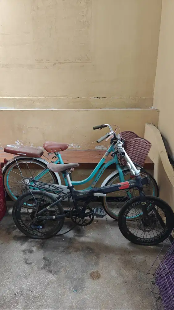 Jual sepede hijau phonix dan hitam pacific
