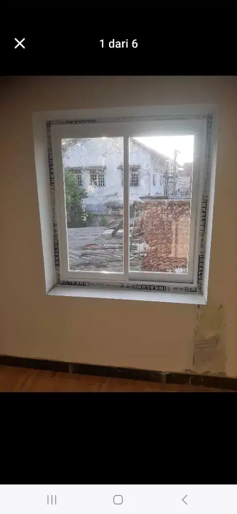 Jual kusen pintu satu dan pintu dua dari bahan aluminium dan kayu