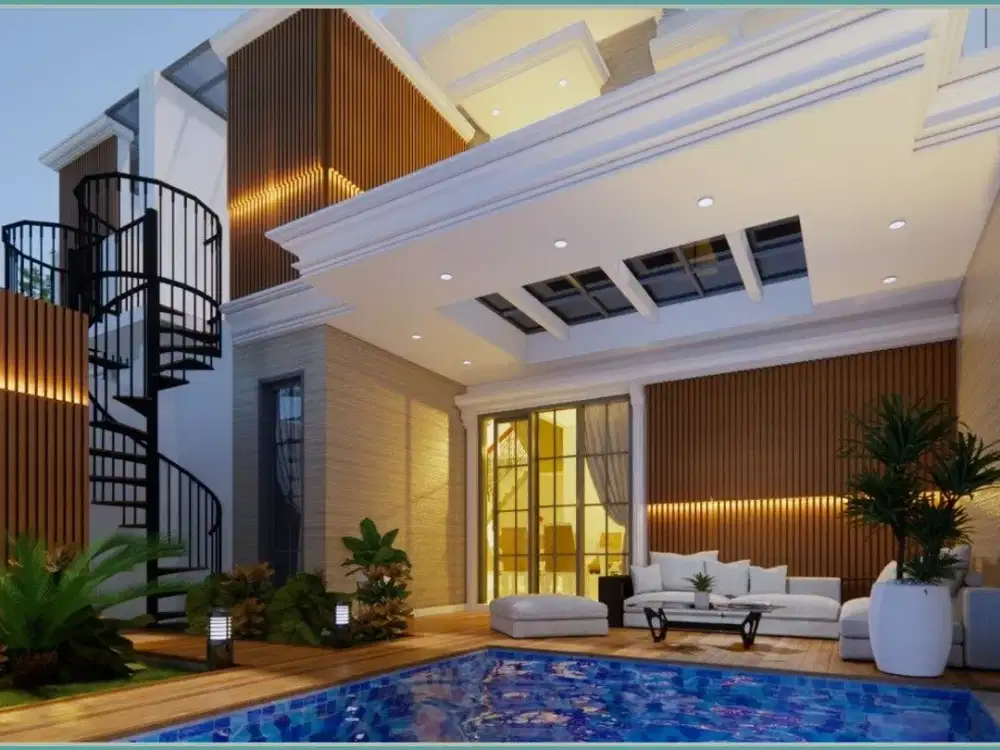 HUNIAN MEWAH SLEMAN AMERICAN CLASSIC INCLUDE KOLAM RENANG PRIBADI GAMPING