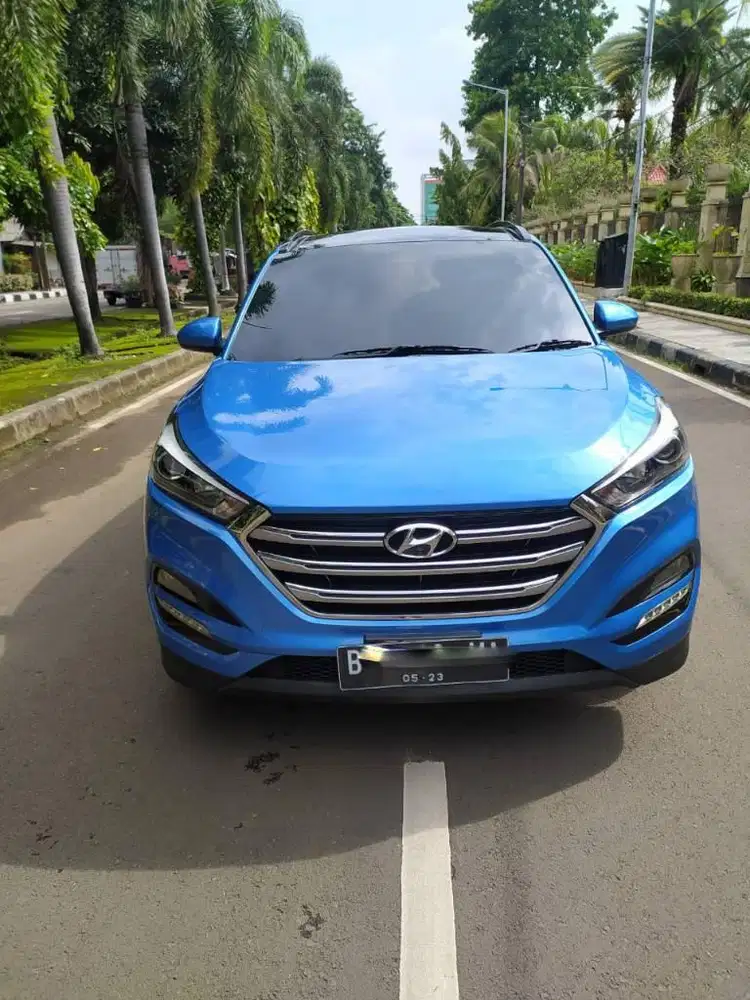 Tucson XG Matic 2017 Biru Terawat Sekali Cek Unit Segera