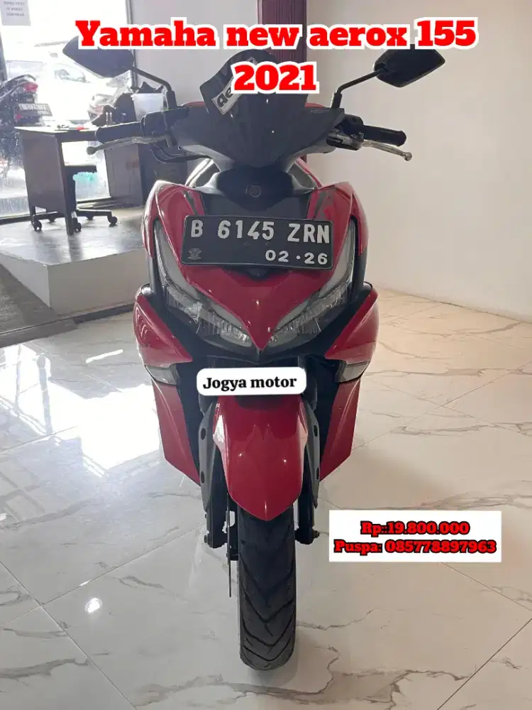 (B) Yamaha new aerox con 2021