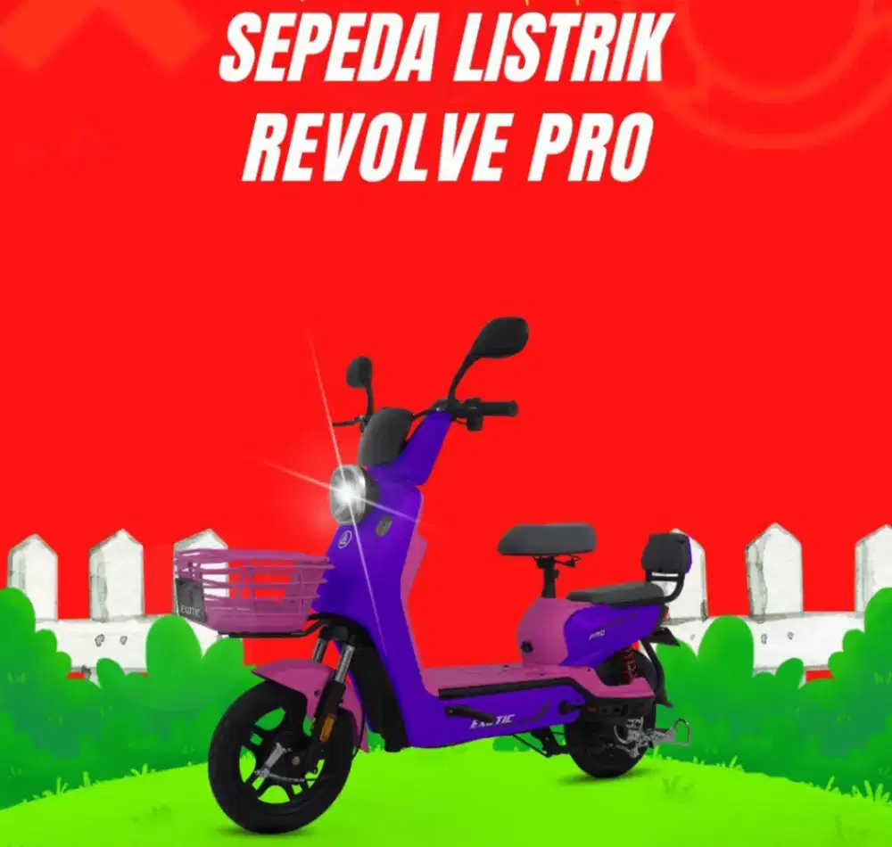 SEPEDA LISTRIK EXOTIC REVOLVE PRO