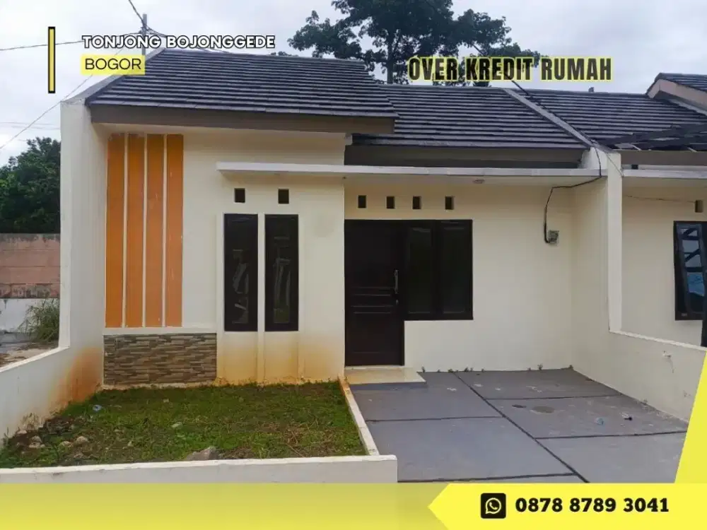 Jual Over Kredit Rmh Murah 19JT dkt Tol di Bazil Garden Residence Bogor