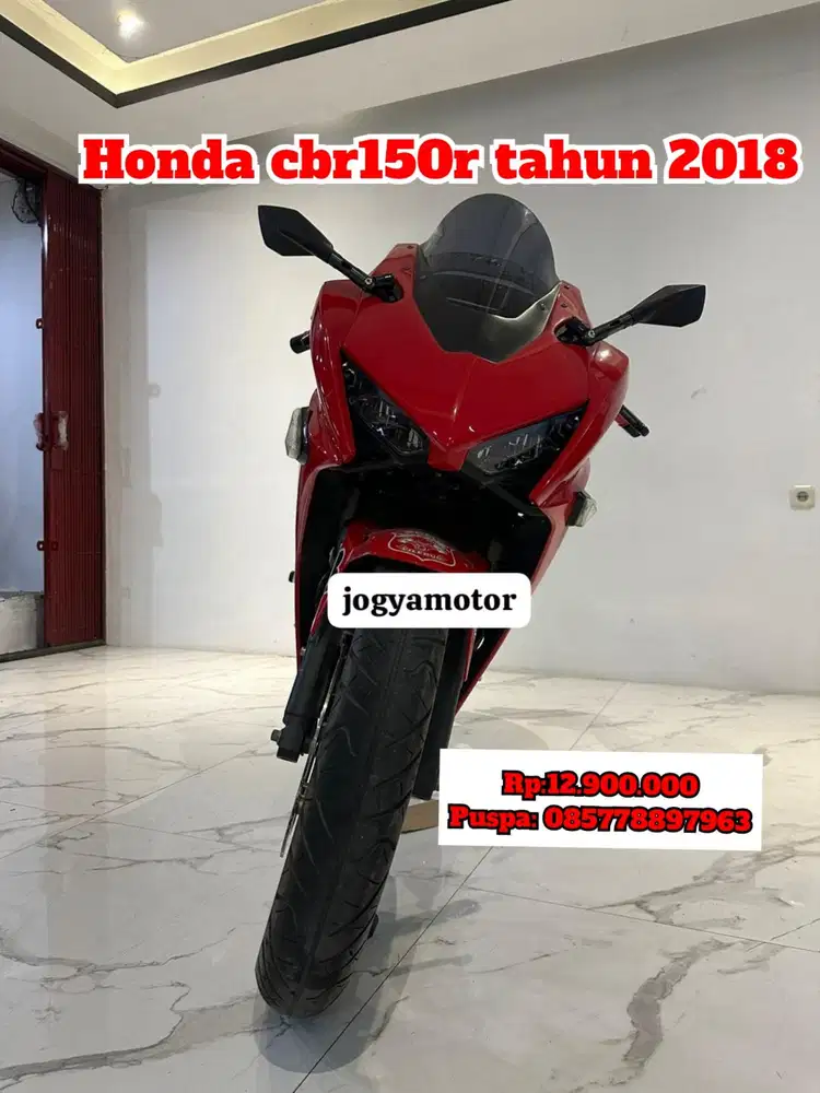 (B) honda  cbr150 tahun 2018