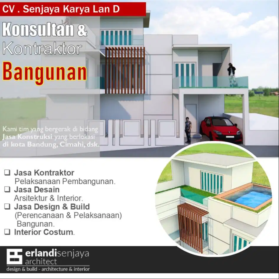 Jasa Kontraktor/ Arsitek & Interior/ Renovasi/ Tukang/ Kitchen Set