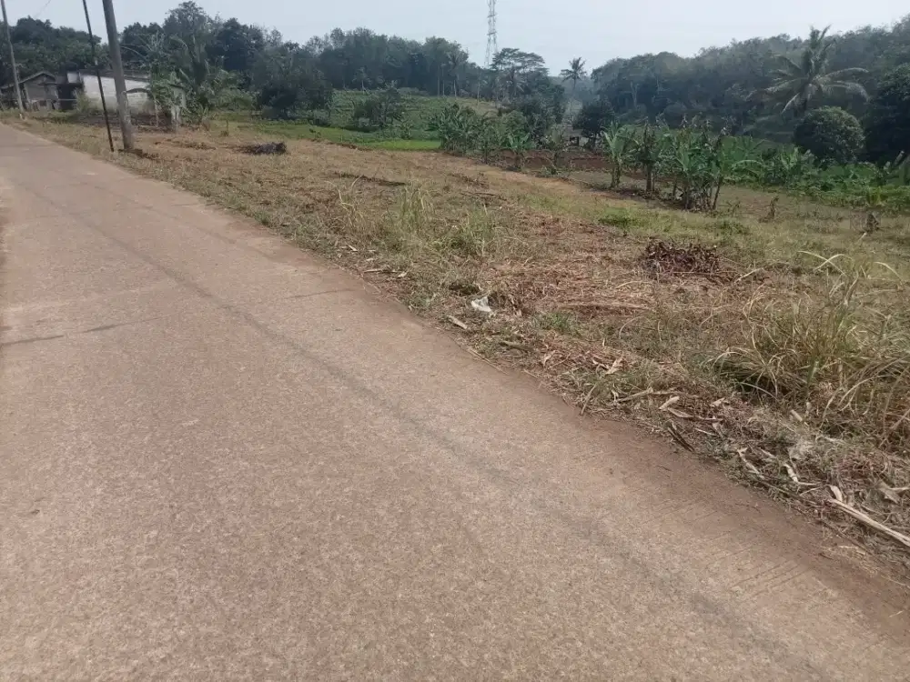 Di jual lhan tanah darat lt 6000 mtr ss SHM di muka AKSES JLN