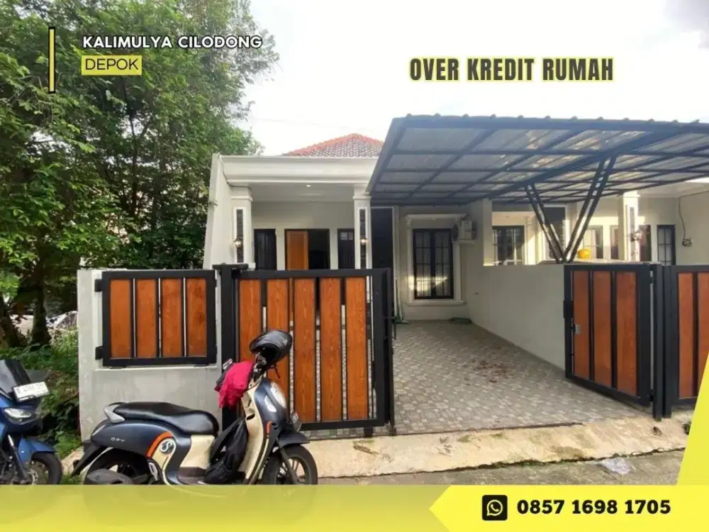 Jual Rumah Take Over 85JT dkt Alun alun GDC di Jl Kavling IIP Kalimulya