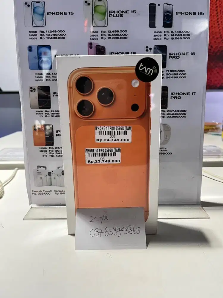 Iphone 17 pro 256gb ATLANTIS DAHSYAT