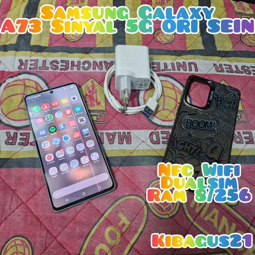 Samsung A73 Dualsim sinyal 5G ORI SEIN Spek mantap