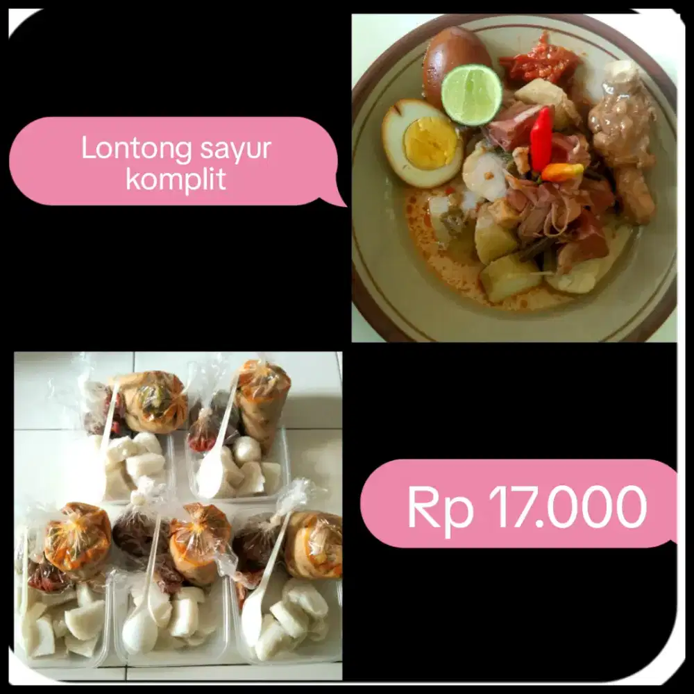 Lontong Sayur komplit khas surabaya