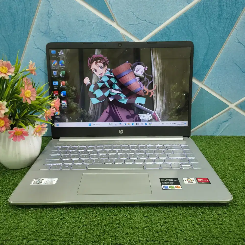 Jual Bu Laptop Hp 14s Athlon Silver 4/512 Key Backlit