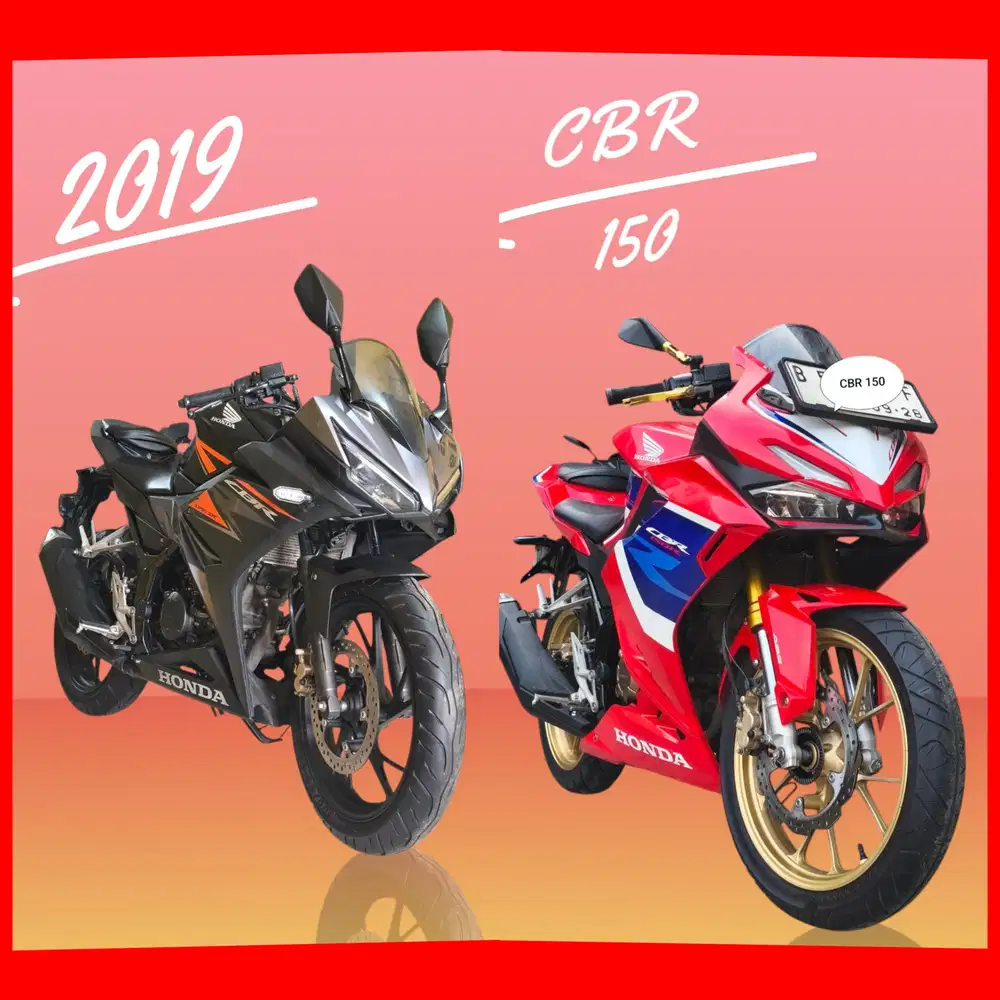 Dp 500rb Honda CBR 150 R ABS (Bi jelek KTP daerah bs kredit) 150R