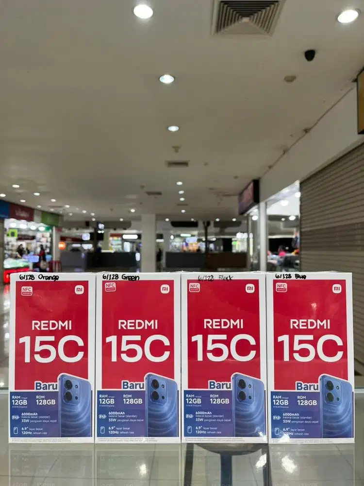 Redmi 15c 6/128 BARU SEGEL GARANSI