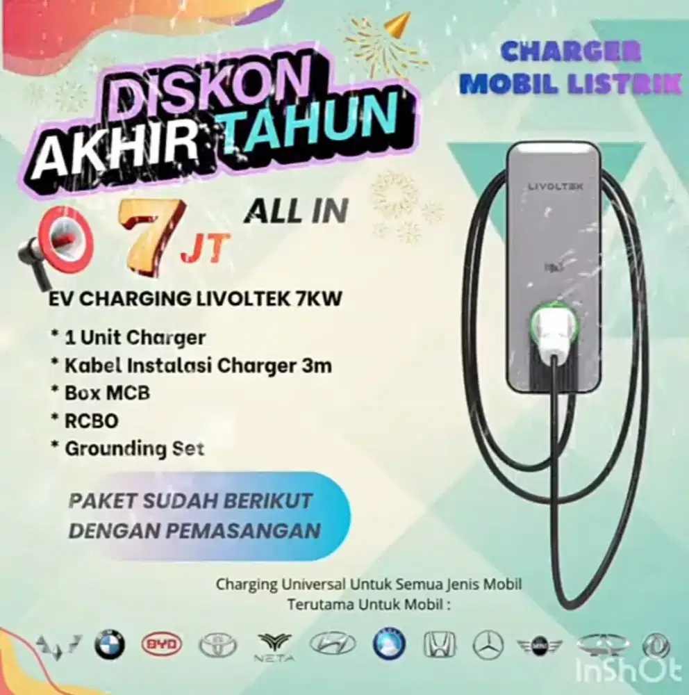 Terima Pasang EV charger mobil listrik