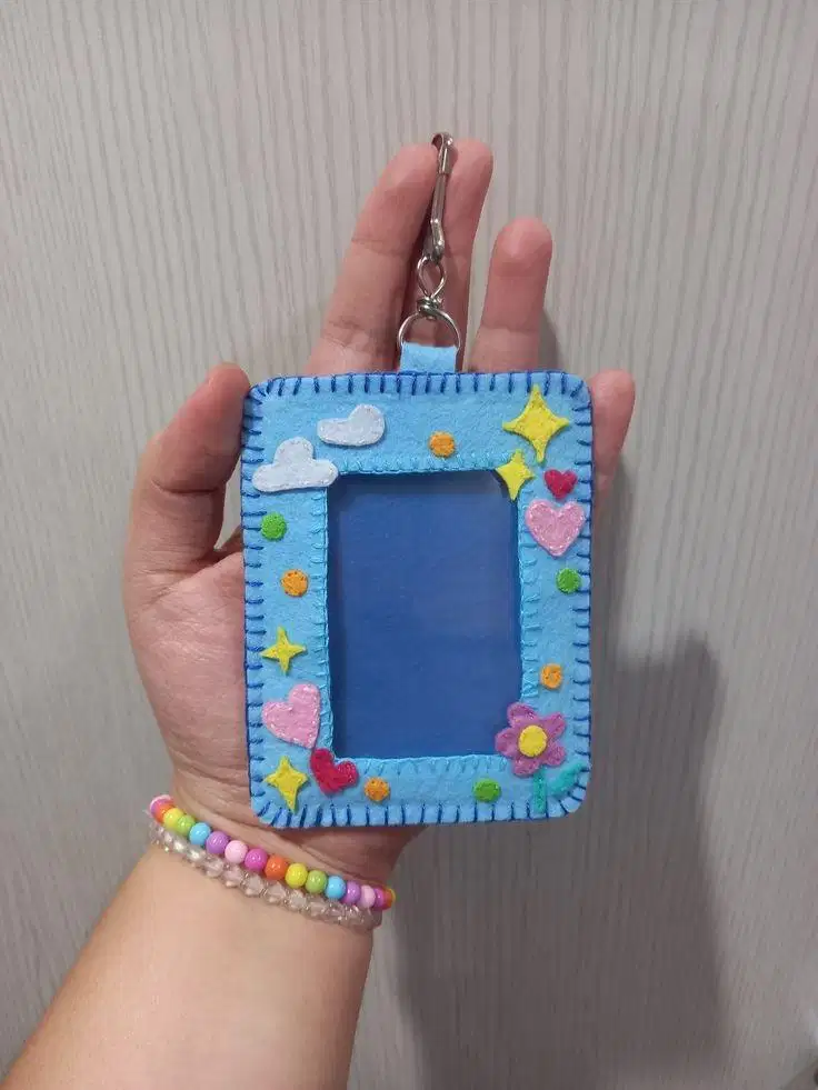 Felt photocard holders