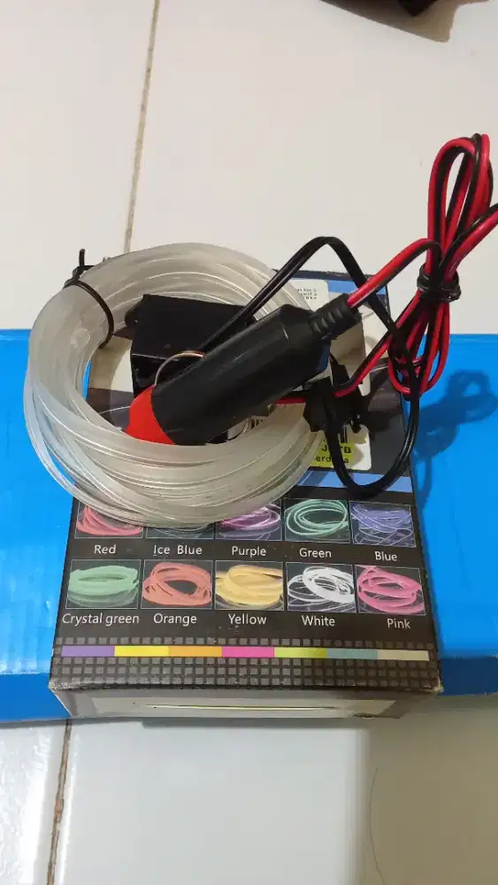 Lampu Hias Mobil Neon Flex 3m 12v Light Blue