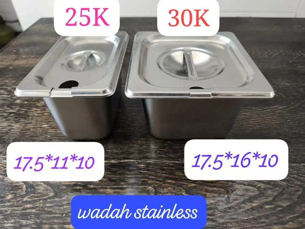 Wadah stainless