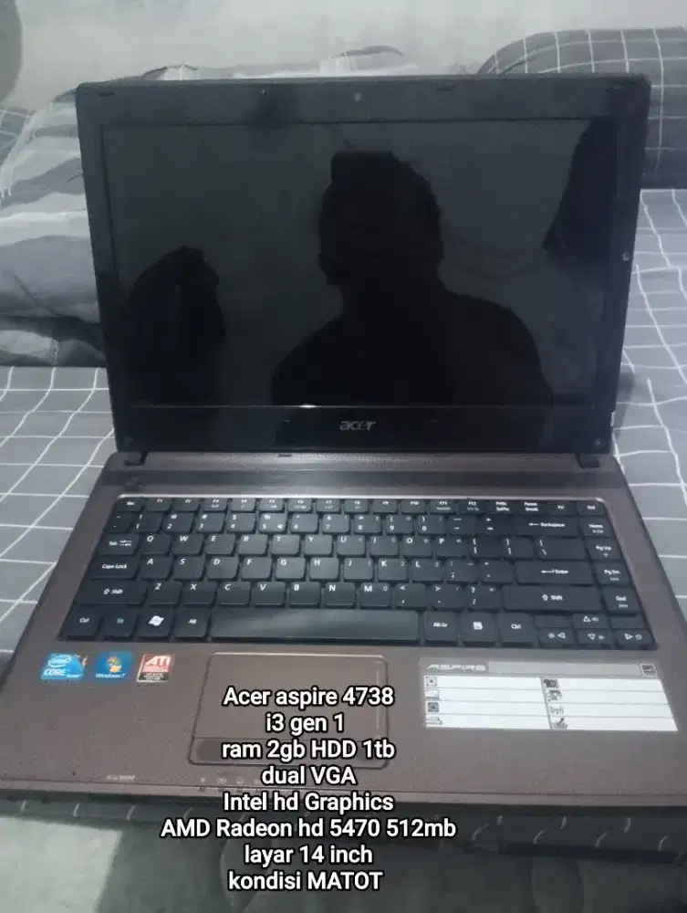 Acer Aspire 4738 i3 matot