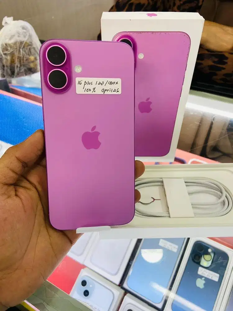 Iphone 16 plus 128gb pink garansi ibox