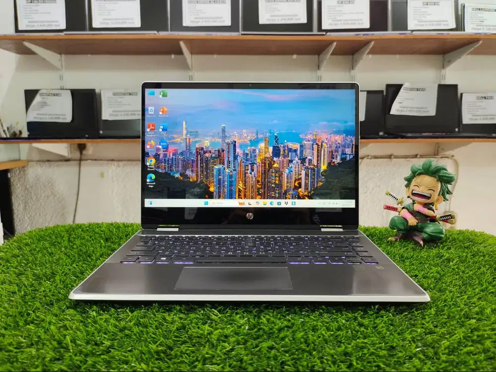Laptop bekas HP PAVILION X360 Intel Core i3-1110U Ram 8GB