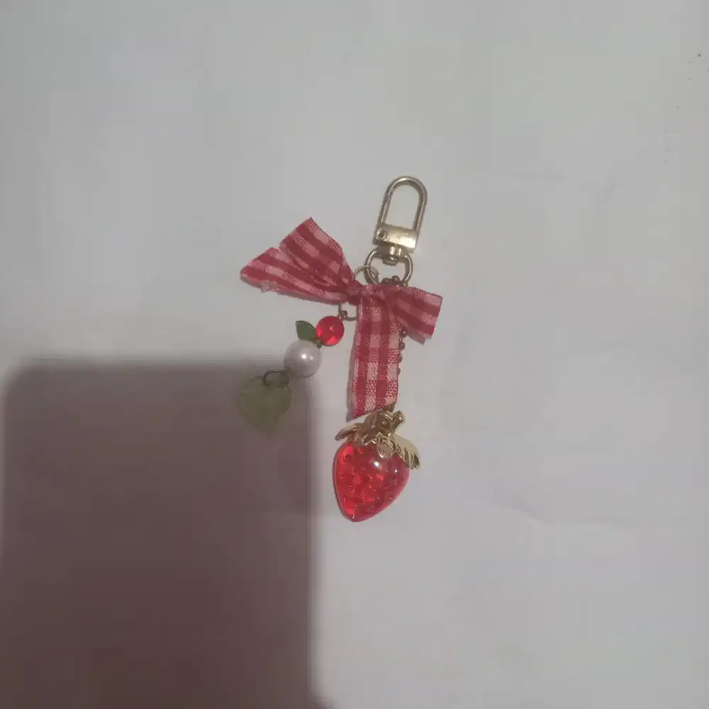 Strawberry keychain