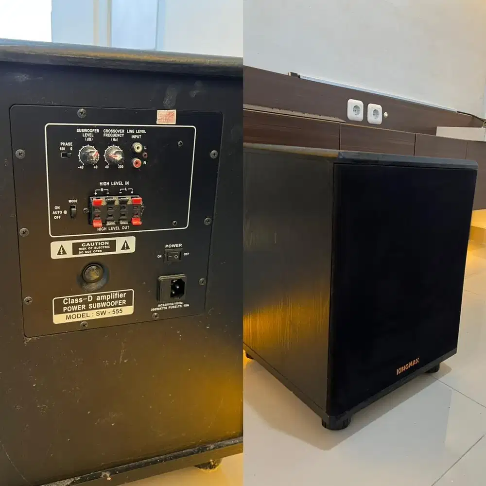 Karaoke set sound system