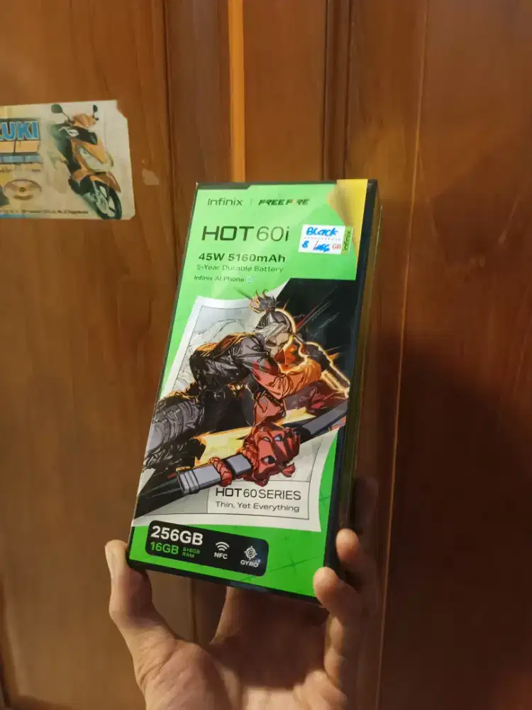 INFINIX HOT 60i 8+8/256 NEW GARANSI RESMI