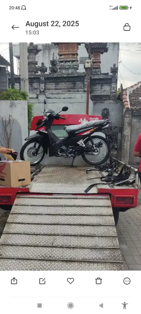 Honda Revo 2025. 250 km. Tidak kena banjir.