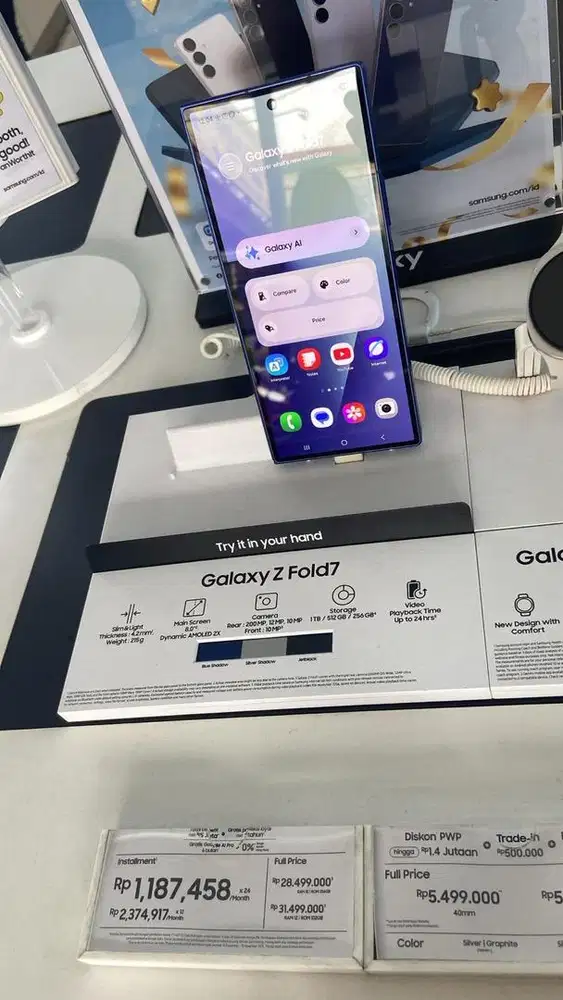 Samsung galaxy Z Fold 7 promo cicilan by home credit