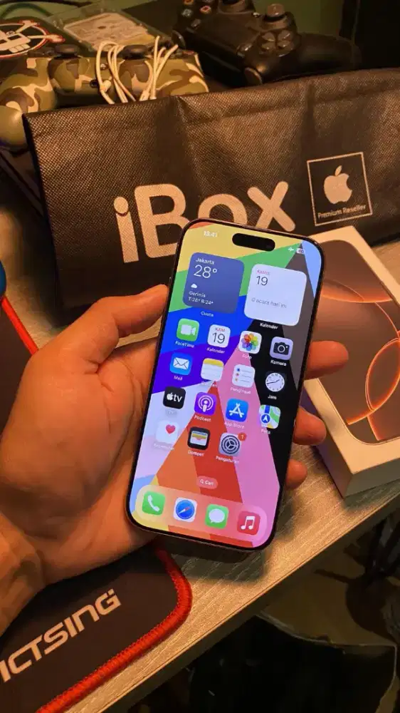 2 miggu pakai iphone 16 pro 512gb dessert bisa tuker tambah
