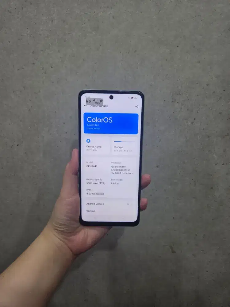 BODY ONLY Second Oppo A3x 4/64GB