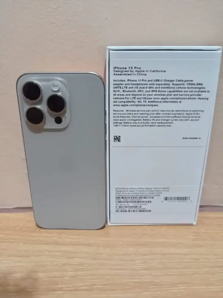 iPhone 15 Pro 256 Inter All Operator