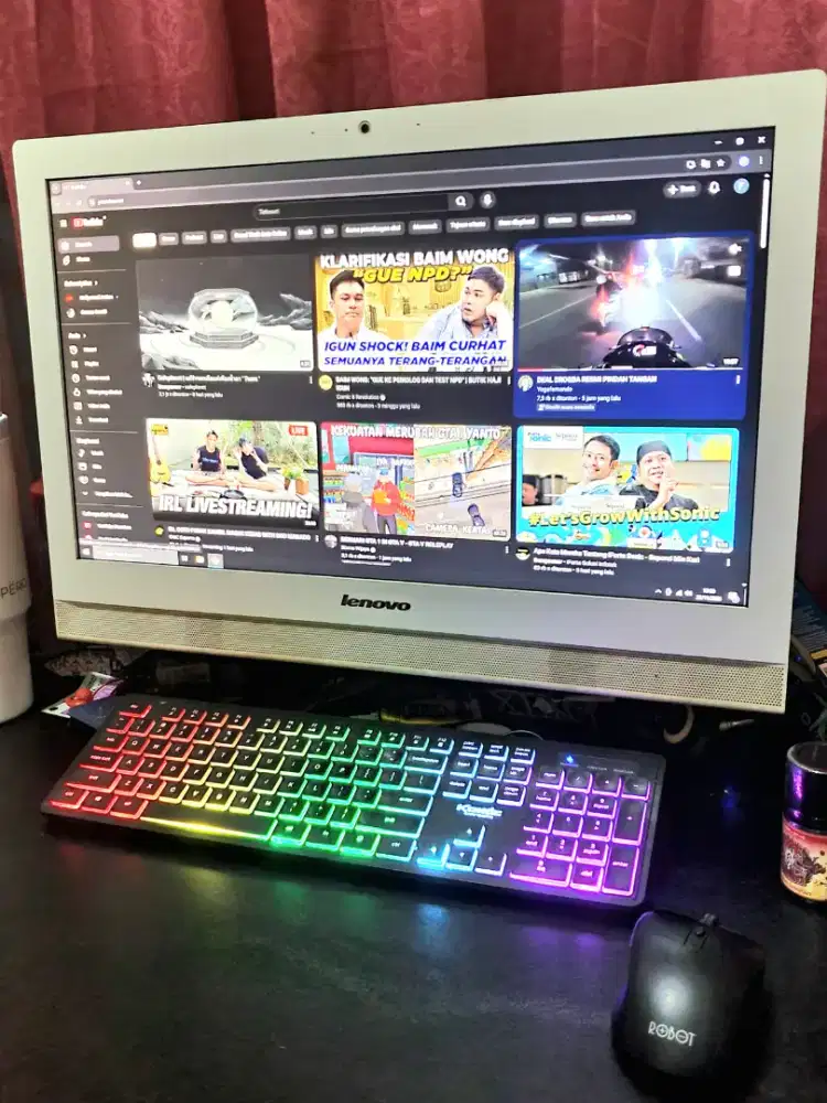 Pc allinone lenovo corei5 ram12gb